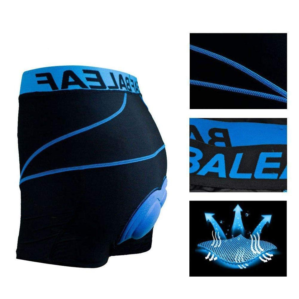 Baleaf Men's Bike Cycling Underwear Shorts 3D Padded Bicycle MTB