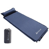Freeland Camping Sleeping Pad Self Inflating with Attached Pillow, Compact, Lightweight, Large