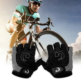 GEARONIC TM Cycling Bike Bicycle Motorcycle Shockproof Foam Padded Outdoor Sports Half Finger Short Riding Biking Glove Working Gloves