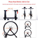 Sportneer Bike Trainer Stand Steel Bicycle Exercise Magnetic Stand with Noise Reduction Wheel for Road Bike