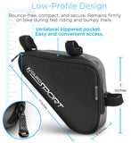 Aduro Sport Bicycle Bike Storage Bag Triangle Saddle Frame Pouch for Cycling