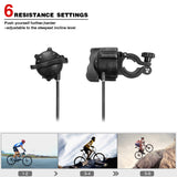 Sportneer Bike Trainer Stand Steel Bicycle Exercise Magnetic Stand with Noise Reduction Wheel for Road Bike