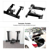 Sportneer Bike Trainer Stand Steel Bicycle Exercise Magnetic Stand with Noise Reduction Wheel for Road Bike