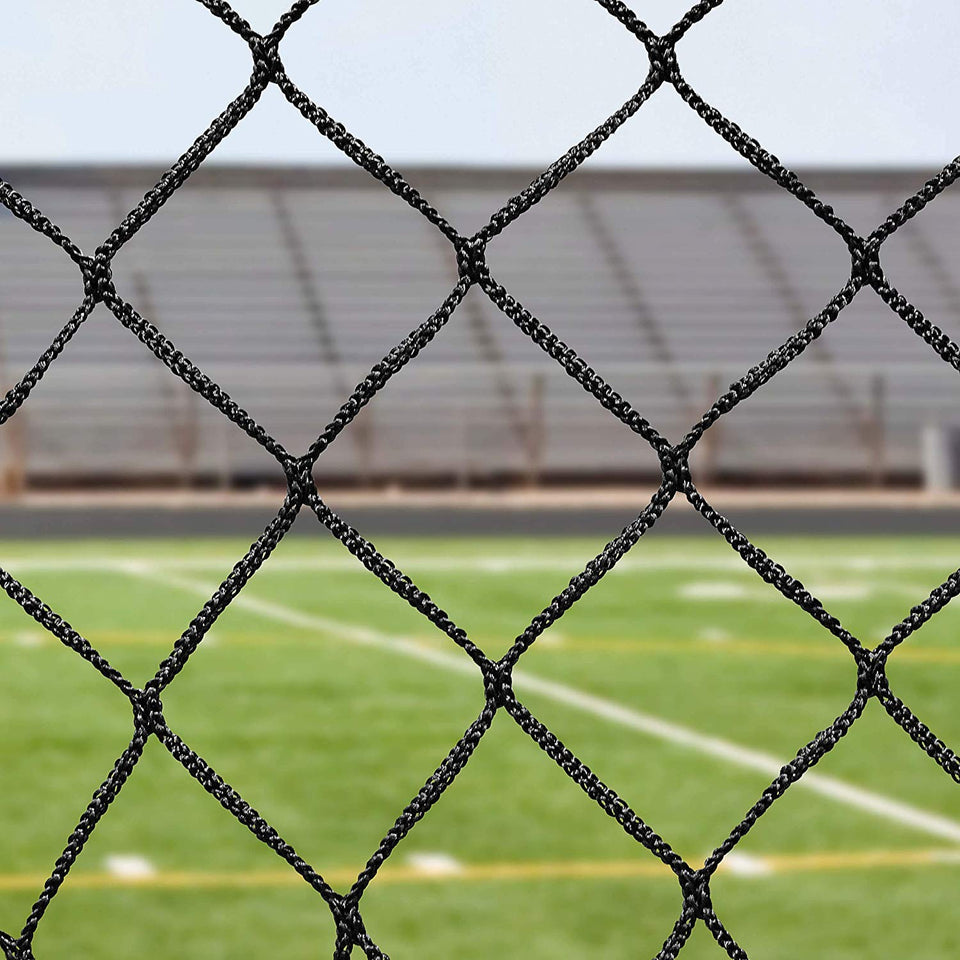 Forza Football Quarterback Net – 8ft x 8ft Portable Football QB Target Net with Carry Bag and Steel U-Pegs [Net World Sports]