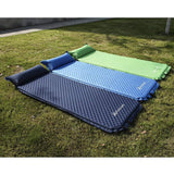 Freeland Camping Sleeping Pad Self Inflating with Attached Pillow, Compact, Lightweight, Large