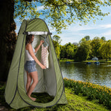 Pop Up Privacy Tent – Instant Portable Outdoor Shower Tent, Camp Toilet, Changing Room, Rain Shelter with Window – for Camping and Beach – Easy Set Up, Foldable with Carry Bag – Lightweight and Sturdy