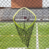 Forza Football Quarterback Net – 8ft x 8ft Portable Football QB Target Net with Carry Bag and Steel U-Pegs [Net World Sports]